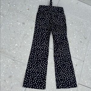 Ulla Johnson Polka Dot Wide Leg Jeans